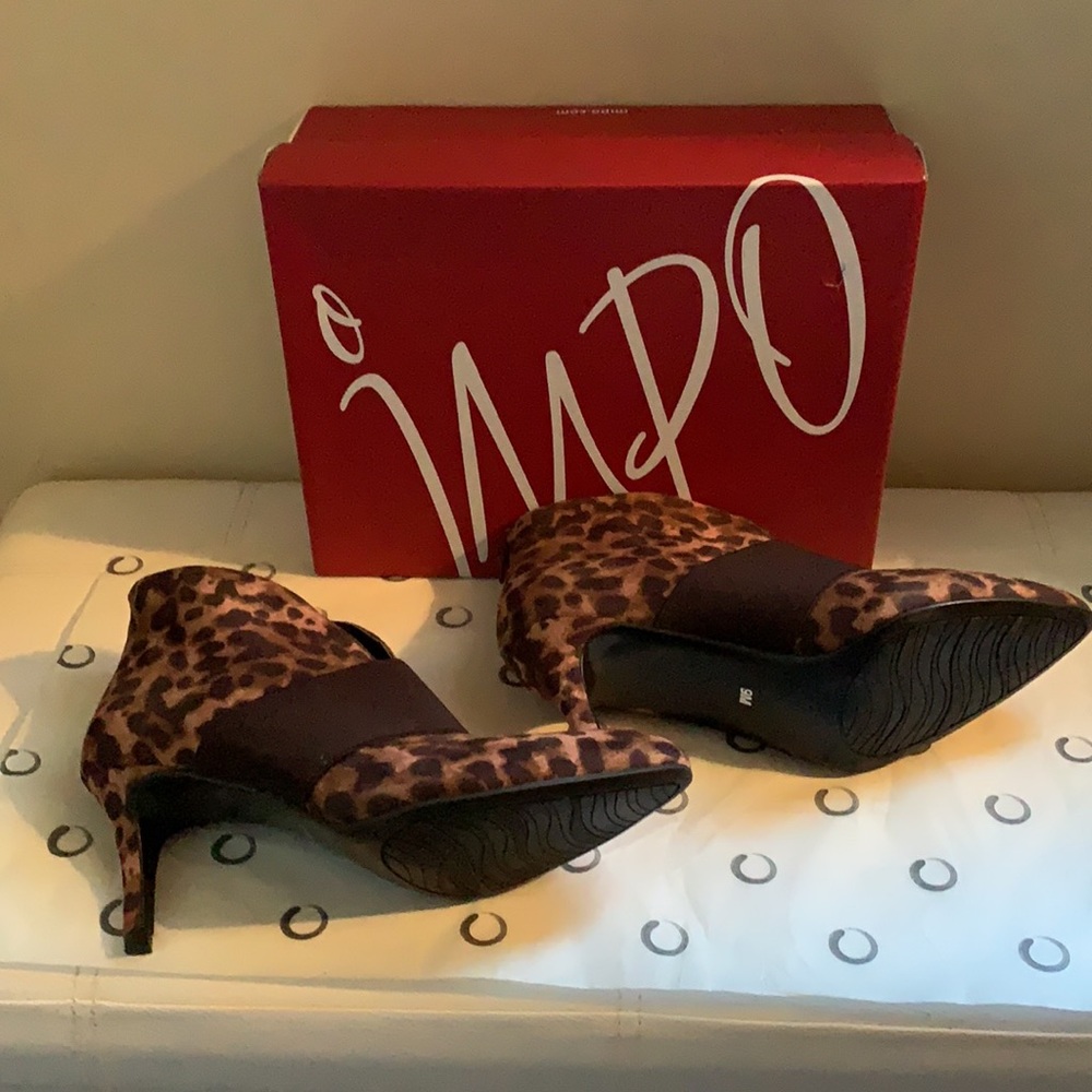 HP🎈IMPO BOOTIES (HEEL), SIZE 9M, ANIMAL PRINT - Picture 5 of 6